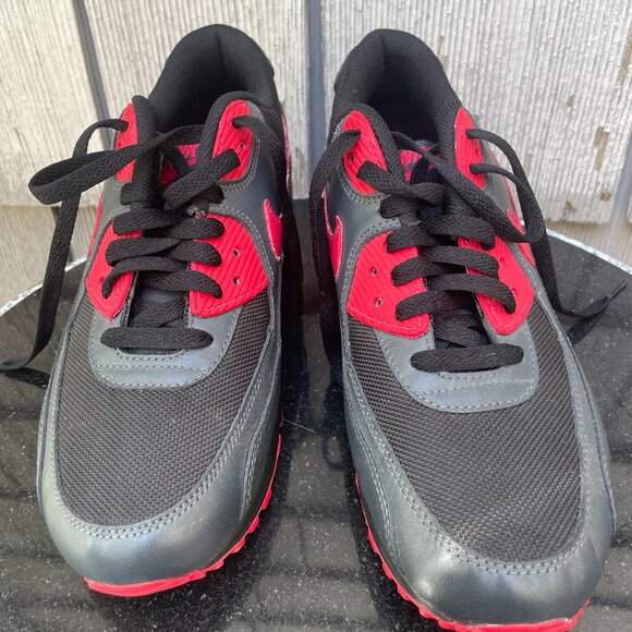 Nike Air Max 90 Womans Size 9 Anthracite Red 325213-020 - Picture 3 of 8
